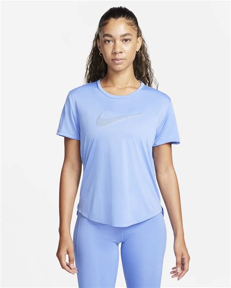 nike dri-fit knit kurzarm-laufoberteil für damen|Damen Dri.